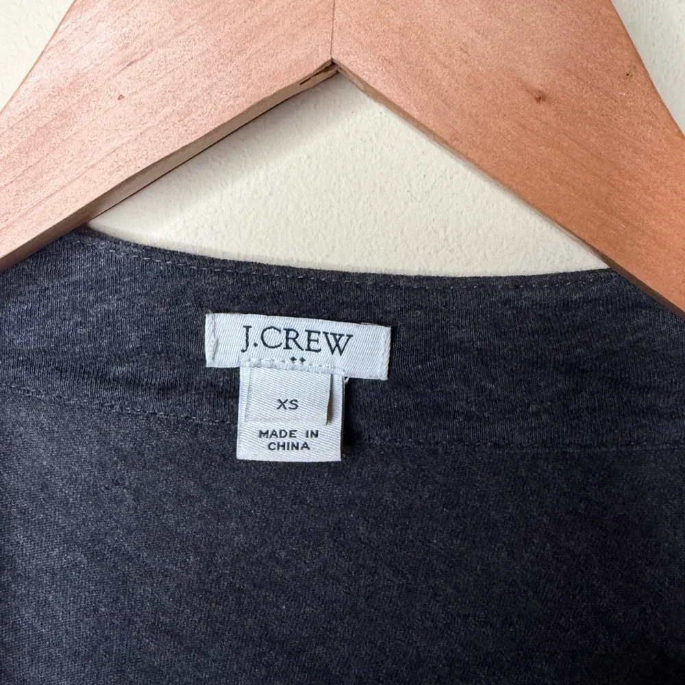 J.Crew Women’s XS Grey lightweight Open Front Drape Cardigan. Minimalist Clinic - Picture 2 of 3